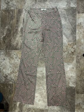 Another Girl- Patterned Green and Pink trousers